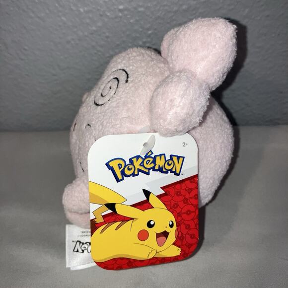 Pokemon Plush Igglybuff Sleeping Pink Plushie Stuffed Toy Nintendo Doll Cuties - Picture 2 of 5